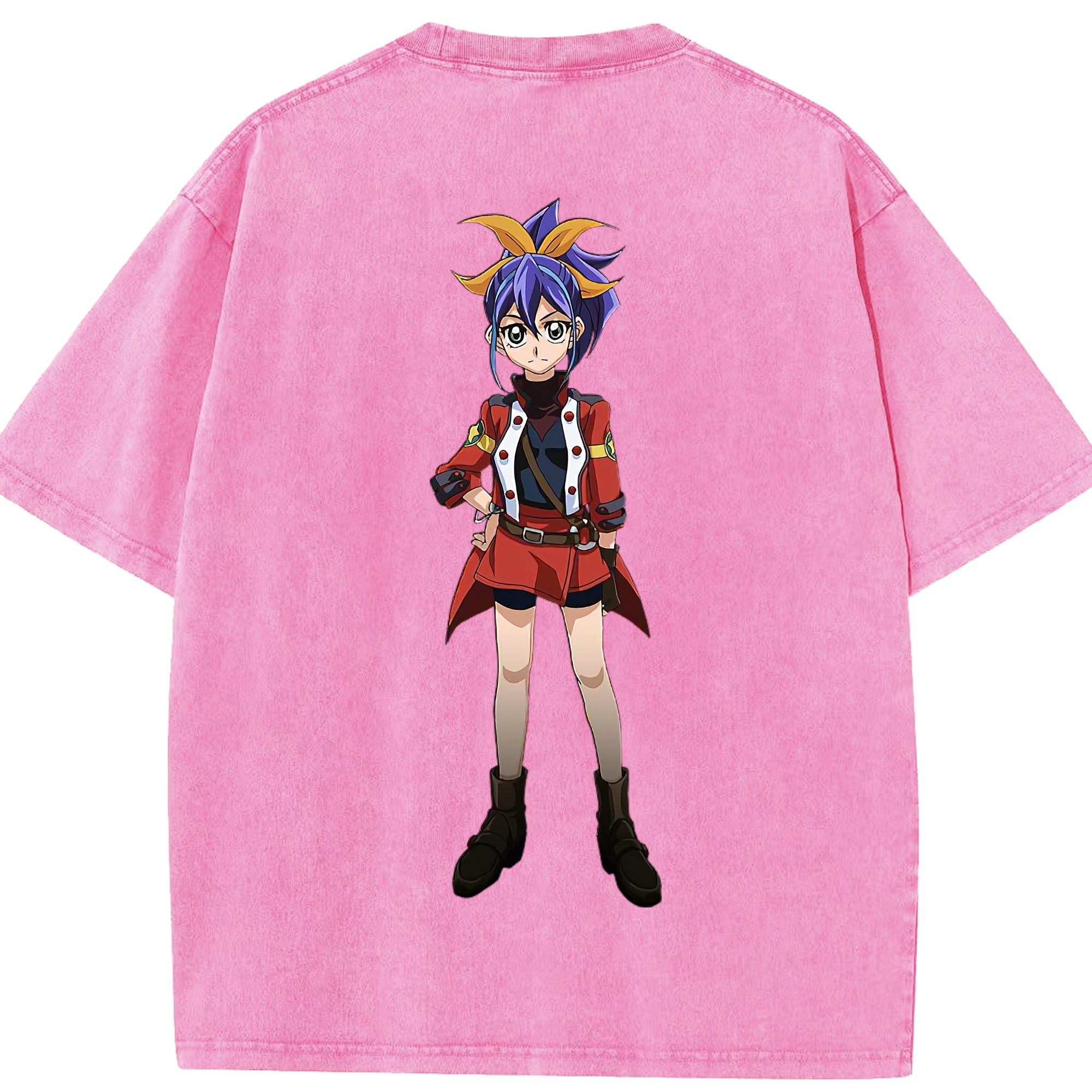（画像用） 遊☆戯☆王 Yu-Gi-Oh! 綿100% ヴィンテージ風 半袖Tシャツ（背面プリント）